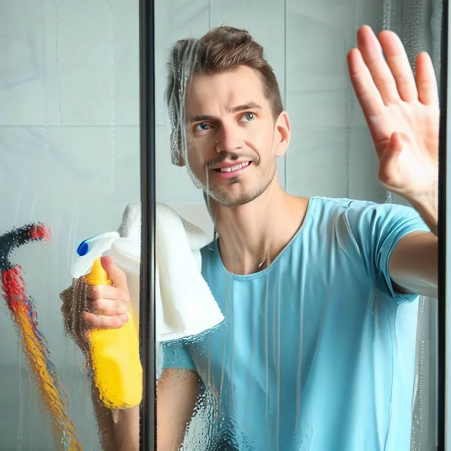Cu ce se curată geamurile de la cabina de duș?