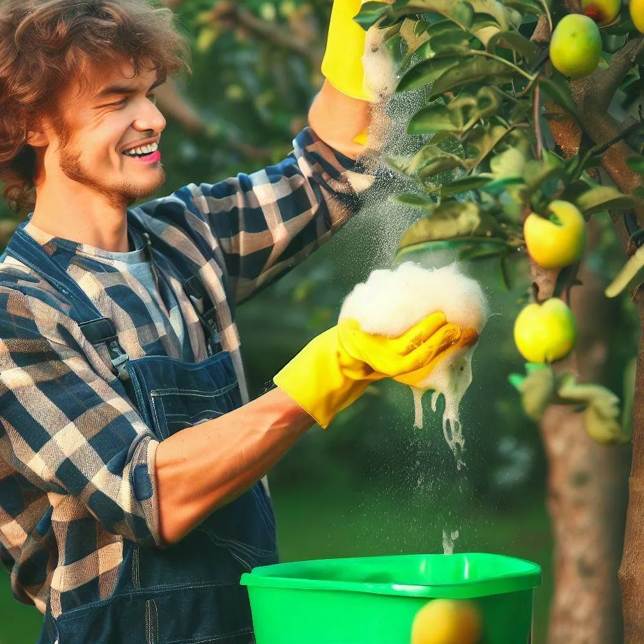 Cum se curăță pomii fructiferi
